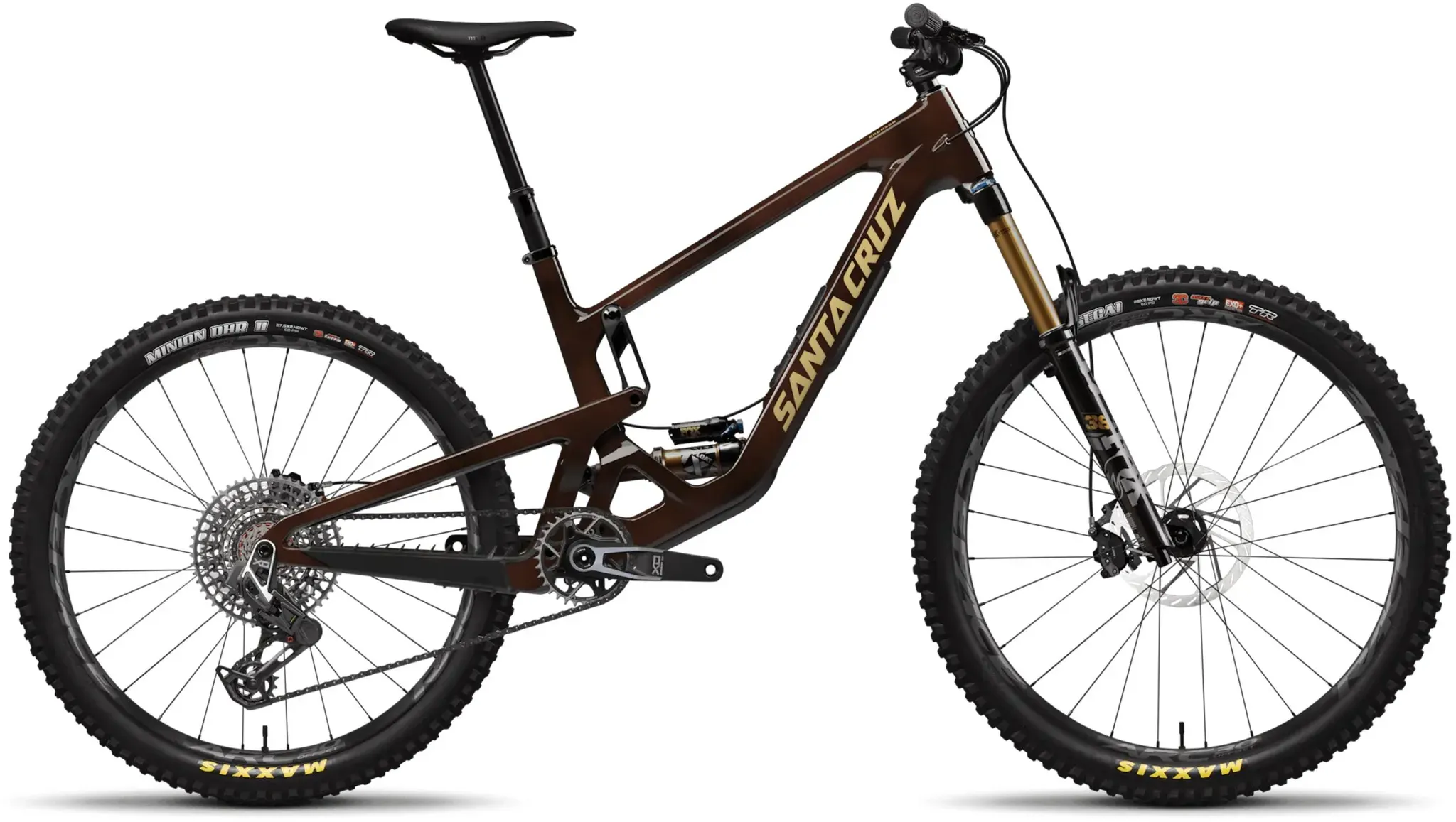 Santa Cruz Bronson 5 Carbon CC X0 AXS - M - root beer