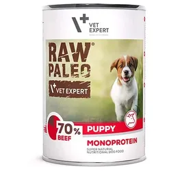 RAW PALEO Nassfutter für Welpen mit Rindfleisch 400g
