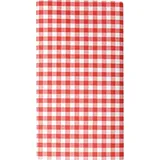 Mitteldecken Karo red – Karo rot/kariert/Muster aus Airlaid 80x80cm