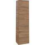 Villeroy & Boch Subway 3.0 Hochschrank C59300RH 40x171x36,2cm, Schanier rechts/Griff Aluminium glänzend Kansas Oak