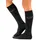 H.I.S. Kniestrümpfe H.I.S, Mädchen, Gr. 27-30, schwarz, Baumwolle, Elasthan (LYCRA), Polyamid, unifarben, elastisch, Socken Kniestrümpfe, mit verstärkten Belastungszonen
