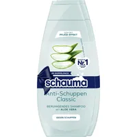 10x SCHAUMA Haarshampoo Anti Schuppen Classic Shampoo 2x400 ml Aloe Vera Duft