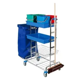 FloorStar Reinigungswagen PW 3 verchromt 1 St.