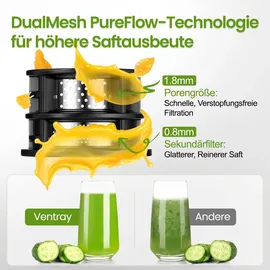 ventray Max 120 Slow Juicer schwarz