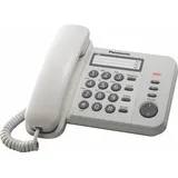 Panasonic KX-TS520, DECT-Telefon, Weiß - Weiß