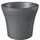 Scheurich NO1 STYLE Ø 40 x 34 cm Metallic-Grau