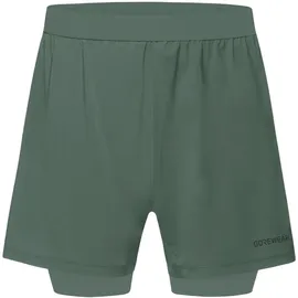 Gore Wear GOREWEAR Concurve 5” 2in1 Herren Laufshorts (Grün M Größe) Laufhosen