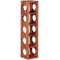 KADIMA DESIGN Weinregal 70 x 15 x 15 cm Braun