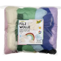 folia Bastelfilz-Set mehrfarbig