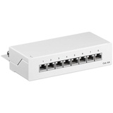 goobay 62067 Mini, 8-fach, STP, weiß