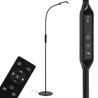 Briloner LED-Stehleuchte Office Remote, schwarz, dimmbar, CCT