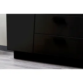 HOMETREND Sideboard Emira Dekor Schwarz