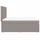 vidaXL Boxspringbett 140 x 200 cm Taupe