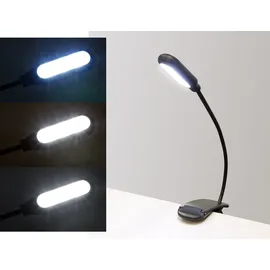 McShine LED Klemmleuchte / Leseleuchte McShine, 5 LEDs, mit Akku
