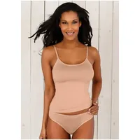 vivance active by lascana Spaghettitop Beige/Schwarz/Weiß 40/42