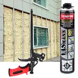 VASmann Fassadendämmung Sprühdämmung Außenwand EPS / XPS Dämmung (60m2, 24)