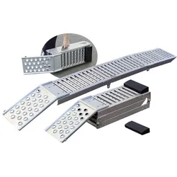 BGS 2999 Satz Auffahrrampen zusammenklappbar Belastung max. 250kg pro Rampe 2 teilig