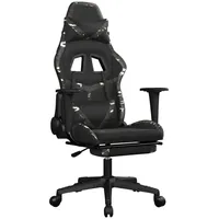 VidaXL Modell 3 Gaming-Stuhl Tarnfarben Schwarz