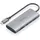 AISENS ASUC-6P029-GR USB-C Dockingstation + USB Hub, Grau