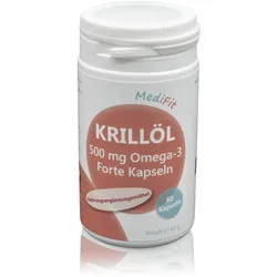 Apofit Krillöl 500mg Omega-3 Forte Kapseln (60 St.)