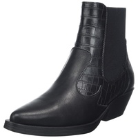 ONLY Damen ONLBRONCO-2 Short PU Cowboy Boot NOOS Stiefeletten, Black, 38