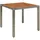 vidaXL Gartentisch 90 x 90 x 75 cm Grau
