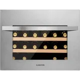 Klarstein - Getränkekühlschrank Vinsider, 1 Zone Weinkühlschrank, Kühlschrank mit Glastür, Leiser Flaschenkühlschrank, Weinschrank für Bier &