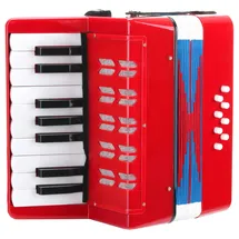 Classic Cantabile Bambino Kinder-Akkordeon, rot, 8 Bässe
