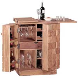 Wohnling Barschrank 65 x 91 x 50 cm Braun