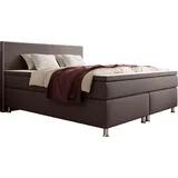 Inter Handels Boxspringbett Gent - versch. Ausführungen - 180x200cm Braun TFK