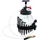 BGS Diy BGS Getriebeöl-Befüllgerät mit Handpumpe 12 Adaptern | 3 l