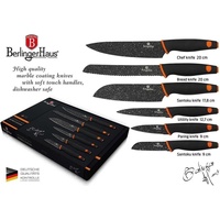 Berlinger Haus BerlingerHaus 6 KNIFE SET BERLINGER HAUS BH-2111, Küchenmesser, Schwarz