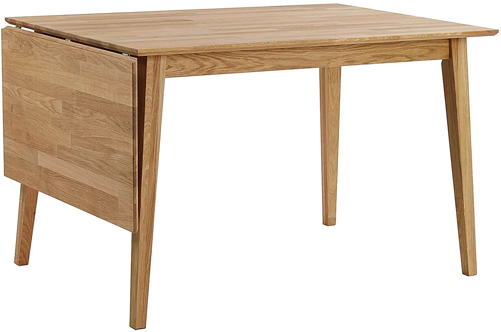 Esstisch Filippa aus Eiche, klappbar im skandinavischen Stil, natur, für 4–6 Personen