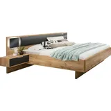 deinbett Bettanlage Valencia , holzfarben , Maße cm B: 289 H: 92