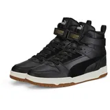 Puma Winterized Mid-Top Sneaker gefüttert black/black team gold 44