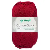 Gründl Wolle Cotton Quick Rot 50 g