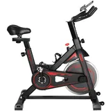 TLGREEN Heimtrainer Heimtrainer Fahrrad maximale Belastung 150 kg, mit Stufenlose Widerstandseinstellung schwarz