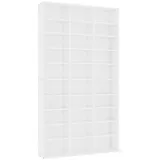 vidaXL CD-Schrank Weiß 102x16x177,5 cm Holzwerkstoff