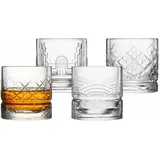 La Rochère Dandy Whiskybecher 4er Set transparent