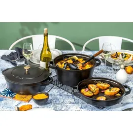 Staub Cocotte Kochtopfset 3-tlg. schwarz