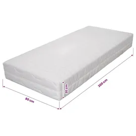 vidaXL Boxspringmatratze 80 x 200 cm H2