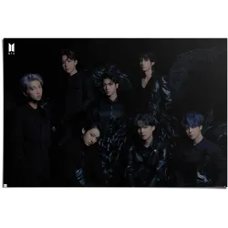 Poster REINDERS "Bangtan Boys", schwarz (farbe bild(er): schwarz), B:91,5cm H:61cm T:0,1cm, Papier, Bilder
