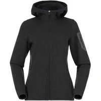 Bergans Damen Kamphaug Knitted Hoodie Jacke (Größe L, grau)