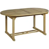 Garden Pleasure Gartentisch SOLO 160-210 x 95 x 75 cm Beige