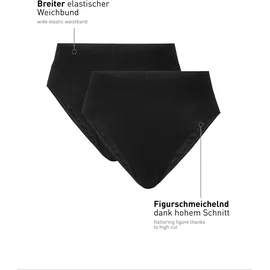 CALIDA Elastic Duopack Slip Schwarz 40/42