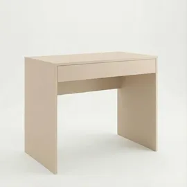 komodee Schreibtisch Forde - Geräumig - Mit Schublade - Kashmir - Breite 75 cm, Höhe 75 cm, Tiefe 50 cm