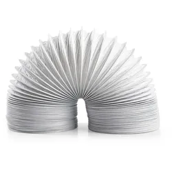 Nedis Abluftschlauch PVC - 127 mm - 6.00 m - Passend für: Air Ventilation / Tumble Dryers - Weiss