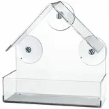 Trixie Fenster-Futterhaus transparent - 15 x 15 x 6 cm