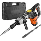 Vevor Hochleistungs-Betonbrecher Abbruchhammer 1400 W inkl. Spitzmeißel, Flachmeißel