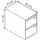 BISLEY Light Hängeregistraturschrank 41,3 x 62,2 x 71,1 cm grau